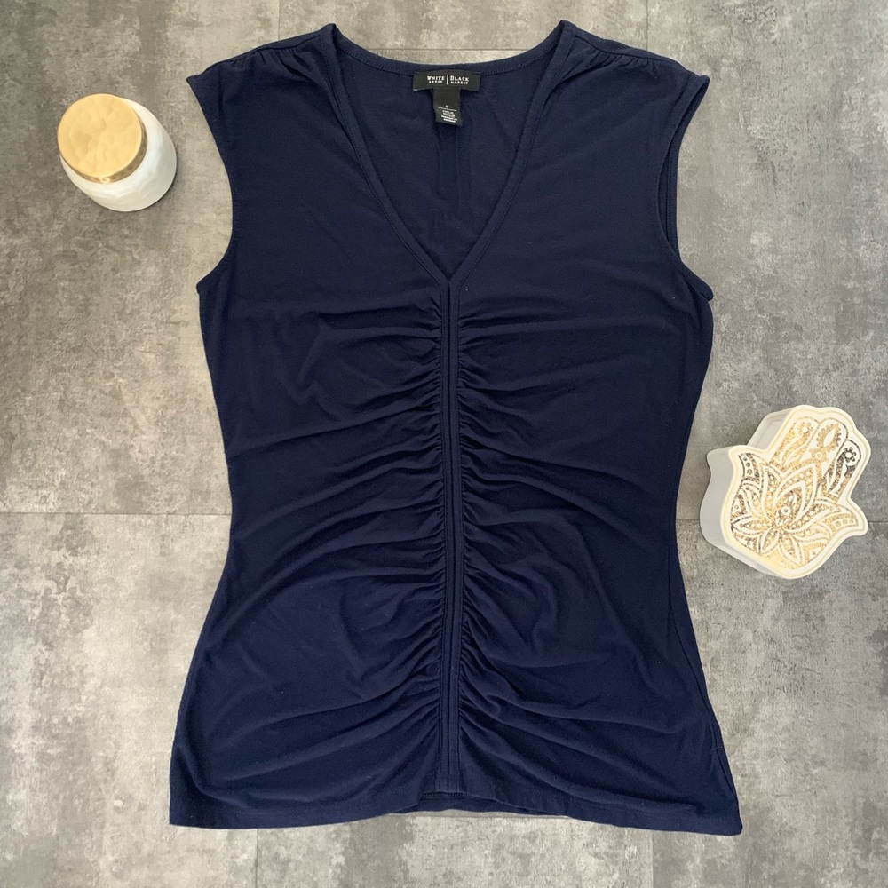 Navy blue top